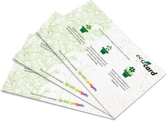 Come funziona la carta piantabile Eco-Card