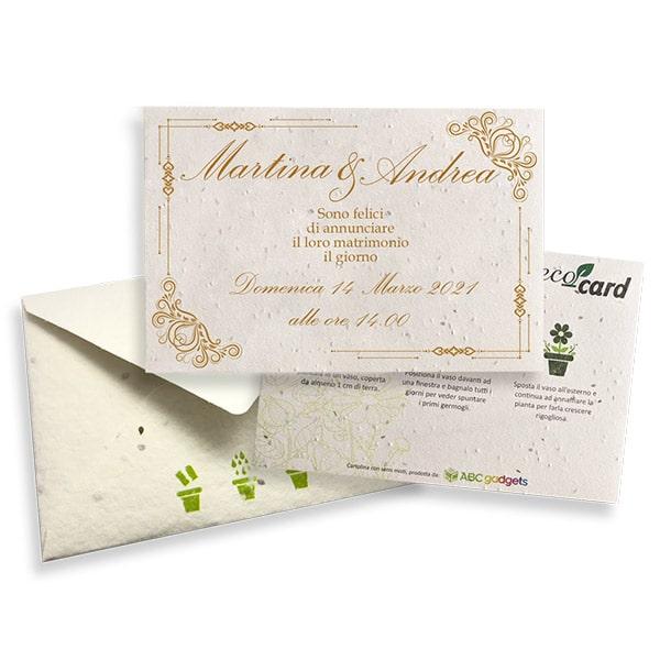 Carta piantabile con semi Eco-Card